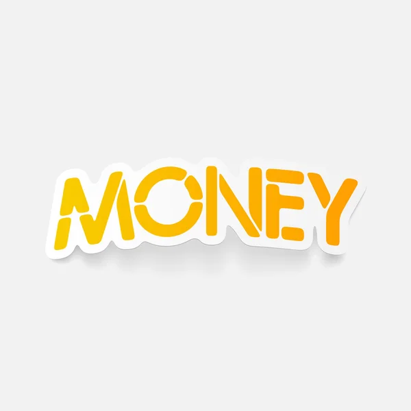 Elemento de diseño realista: dinero — Vector de stock