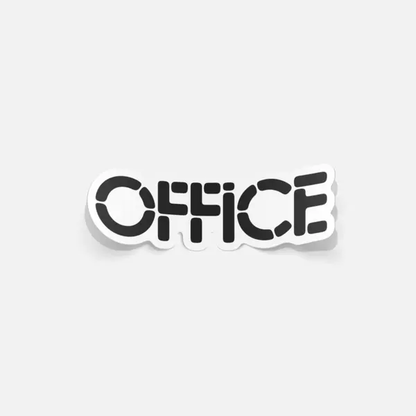 Realistische ontwerpelement: office — Stockvector