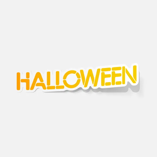 Realistisches Gestaltungselement: Halloween — Stockvektor