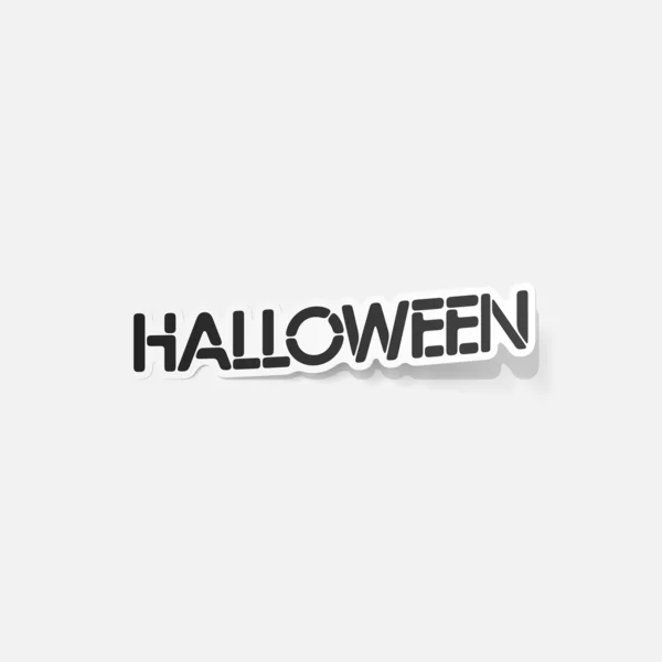 Realistisches Gestaltungselement: Halloween — Stockvektor