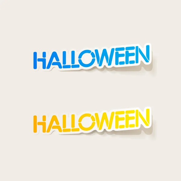 Realistisches Gestaltungselement: Halloween — Stockvektor