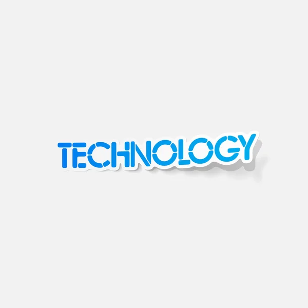 Realistische ontwerpelement: technologie — Stockvector