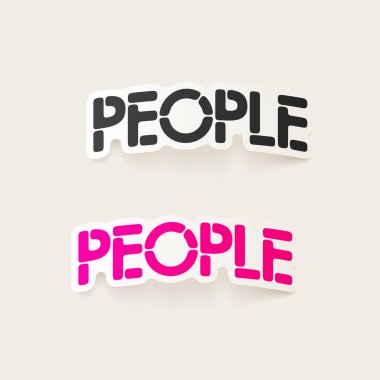 gerçekçi tasarım öğesi: insanlar