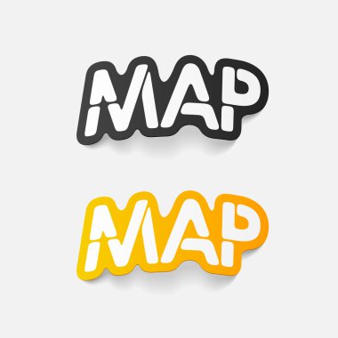 gerçekçi tasarım öğesi: harita