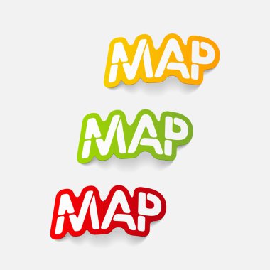 gerçekçi tasarım öğesi: harita