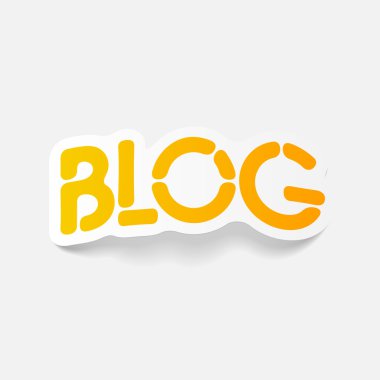 gerçekçi tasarım öğesi: blog