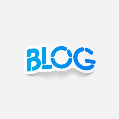 gerçekçi tasarım öğesi: blog