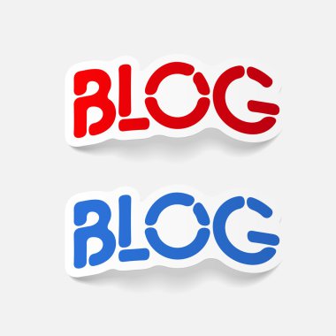 gerçekçi tasarım öğesi: blog