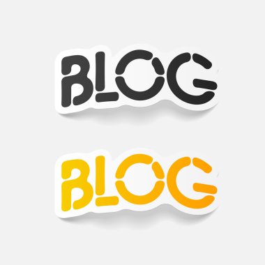 gerçekçi tasarım öğesi: blog