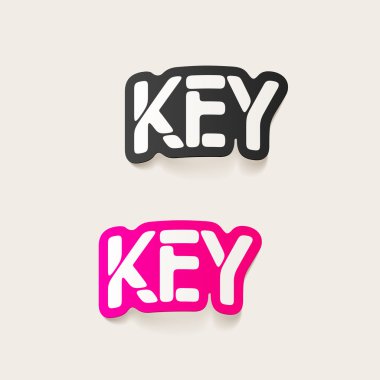 gerçekçi tasarım öğesi: anahtar