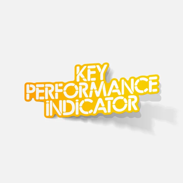 Elemento de design: Indicador de desempenho chave —  Vetores de Stock