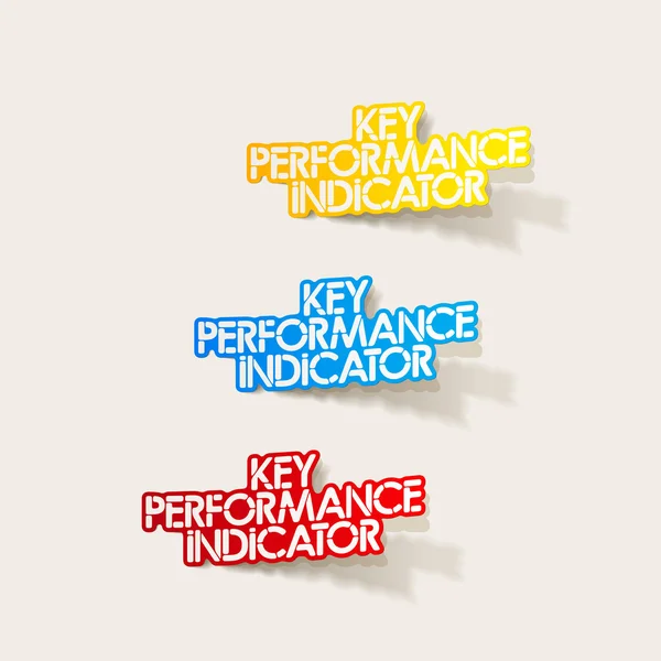 Design element: Key Performance Indicator — Stock Vector