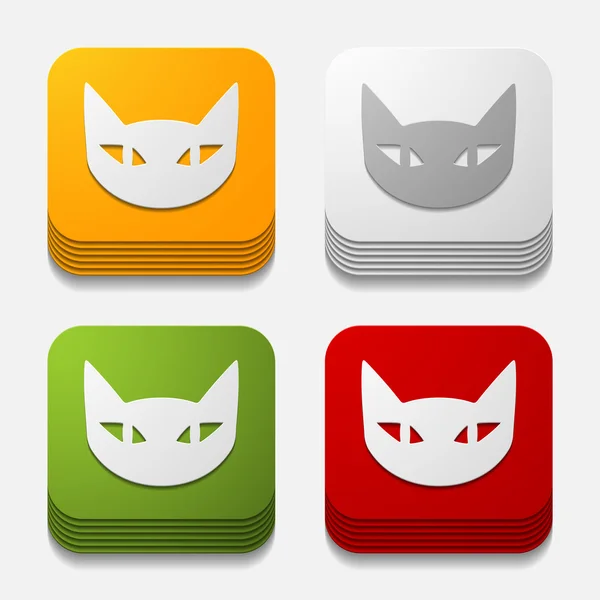 Concept d'application : chat — Image vectorielle