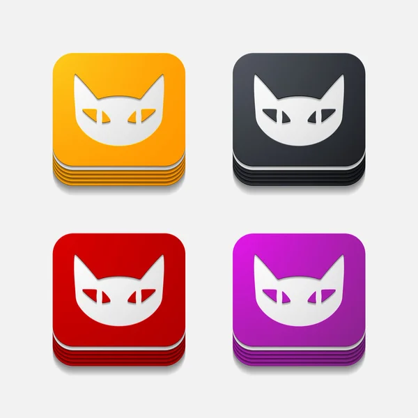 Concept d'application : chat — Image vectorielle