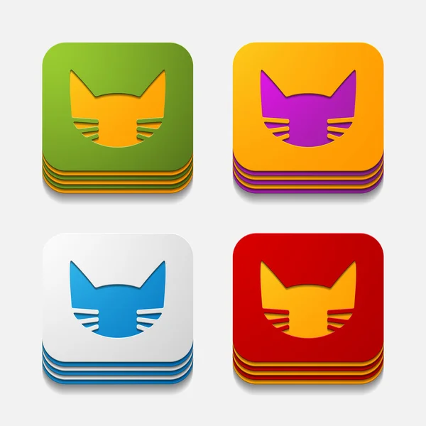 Concept d'application : chat — Image vectorielle