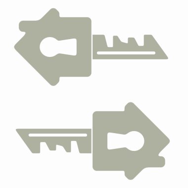 vektör ev, ev, Bina, anahtar