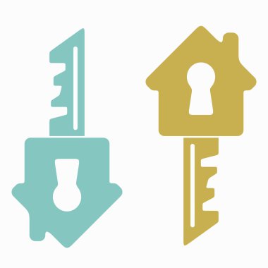 vektör ev, ev, Bina, anahtar