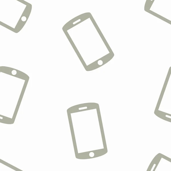 Fondo sin costuras: smartphone — Vector de stock