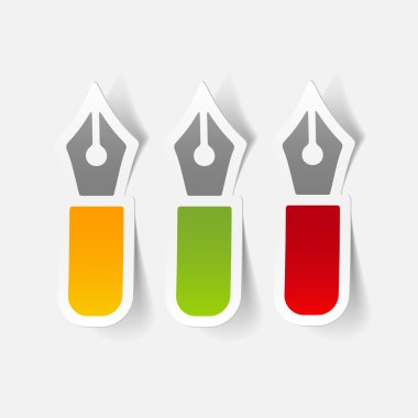 gerçekçi tasarım öğesi: kalem