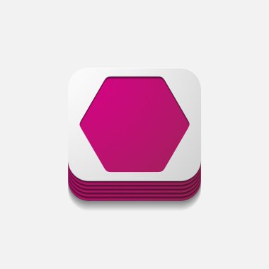 kare düğme: çokgen