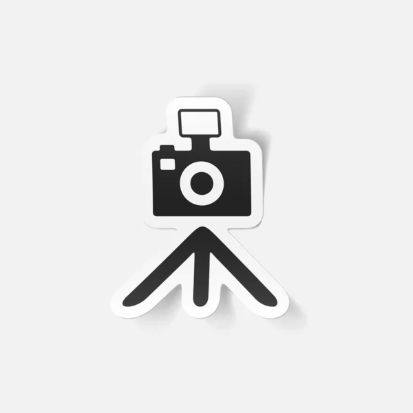 現実的な設計要素: カメラ — ストックベクタ