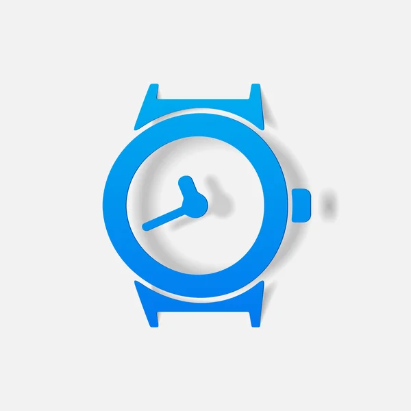 Elemento de diseño realista: reloj — Vector de stock