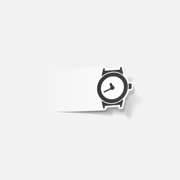 Realistische ontwerpelement: horloge — Stockvector