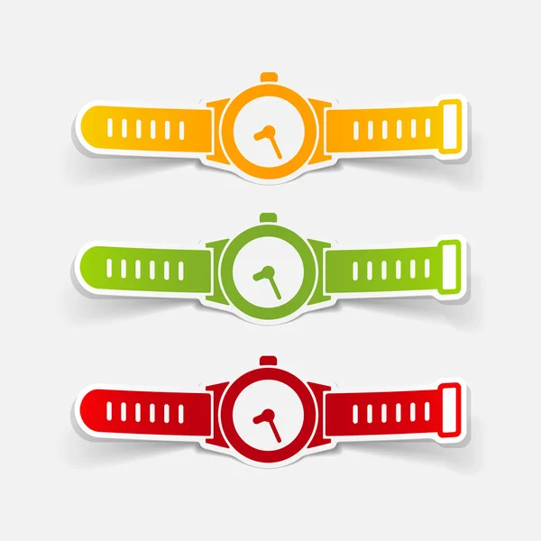 Realistic design element: watch — Stock Vector