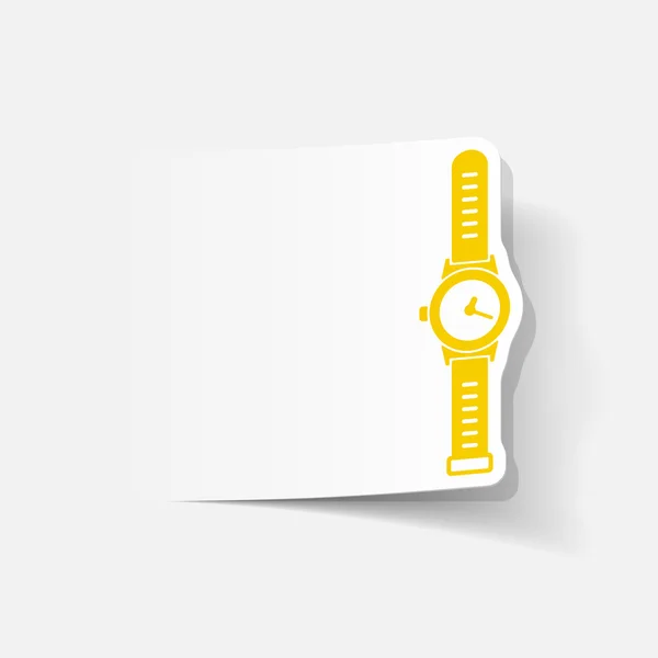 Elemento de diseño realista: reloj — Vector de stock