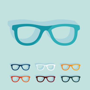 düz tasarım: gözlük