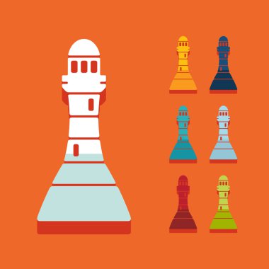 düz tasarım: deniz feneri