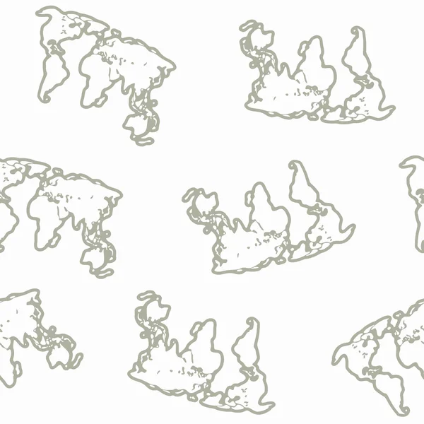 Бесшовный фон: карта — стоковый вектор