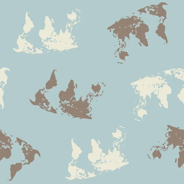 Fundo sem costura: mapa — Vetor de Stock