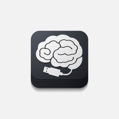 kare düğme: usb