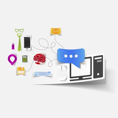 etiket tasarım kümesi. Teknik iş kavramı