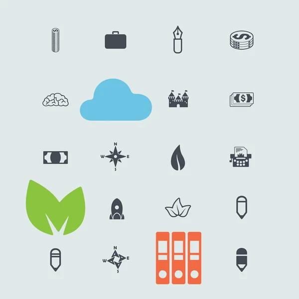 Conjunto de iconos web — Vector de stock