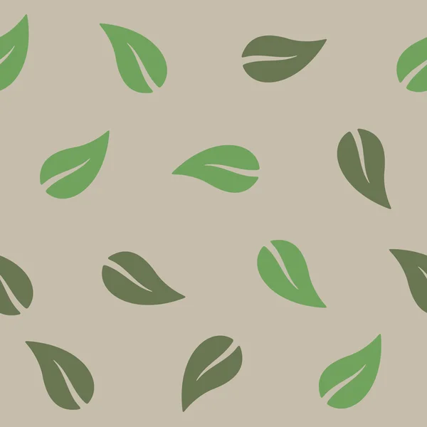 Fondo sin costuras: hoja — Vector de stock