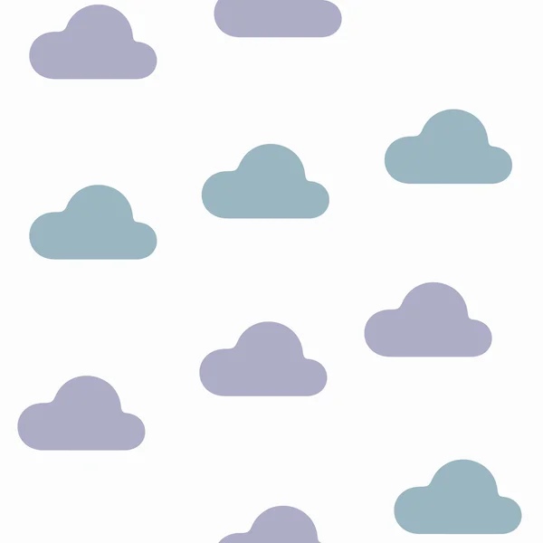 Nahtloser Hintergrund: Wolke — Stockvektor