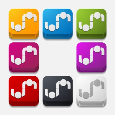 kare düğme: el sıkışma