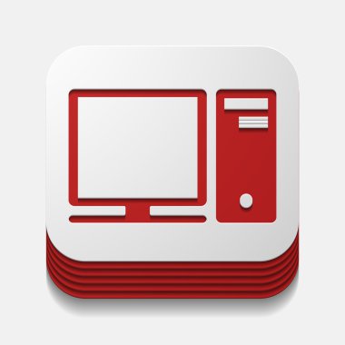 kare düğme: bilgisayar