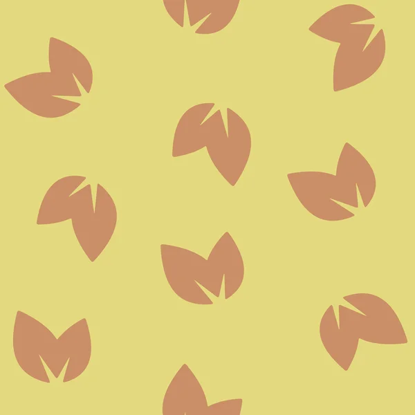 Seamless background: leaf — Stock Vector