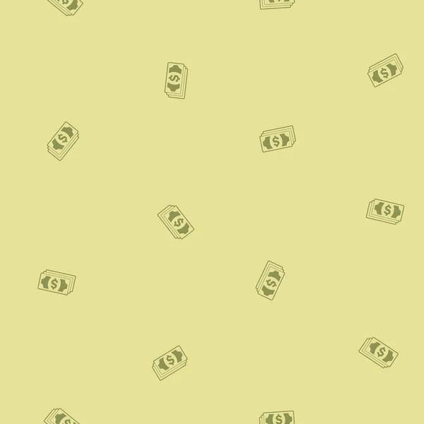 Seamless background: money — Stock Vector