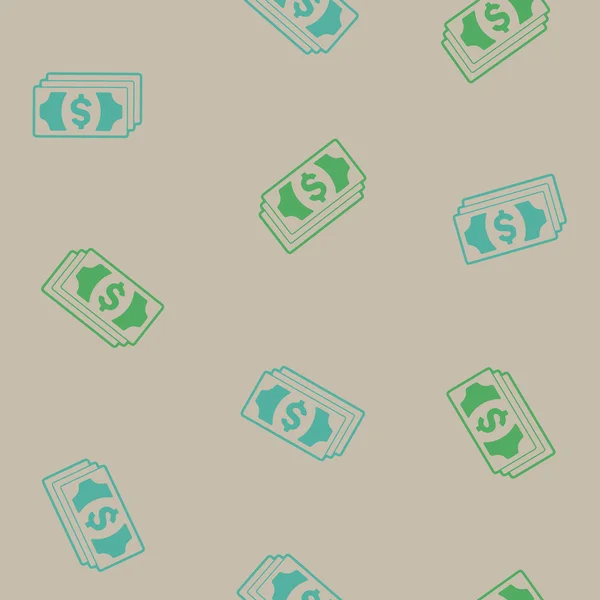 Seamless background: money — Stock Vector