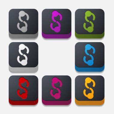 kare düğme: el sıkışma