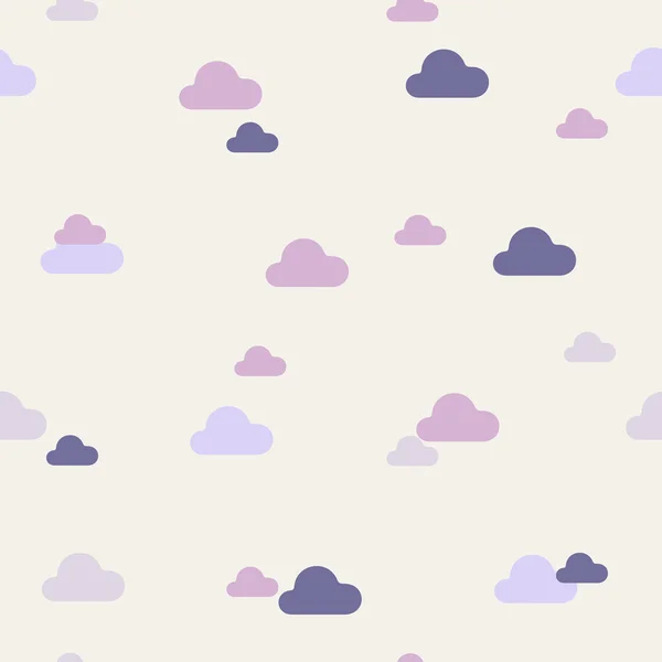 Fondo sin fisuras: nube — Vector de stock