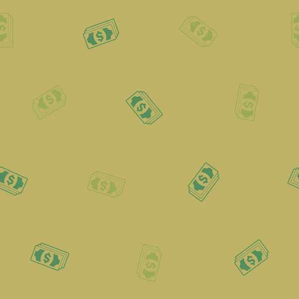 Seamless background: money — Stock Vector