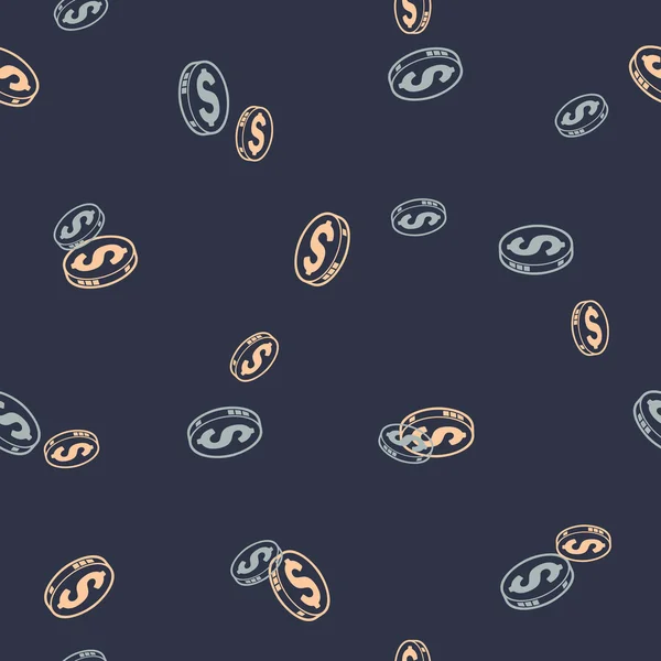 Sömlös bakgrund: pengar — Stock vektor