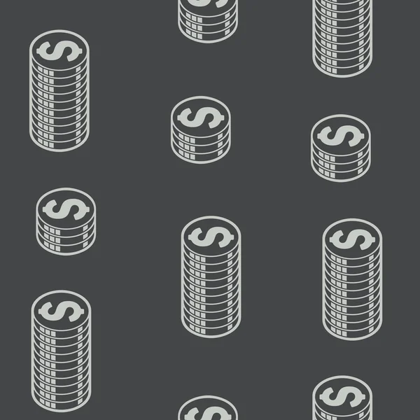 Fondo sin fisuras: dinero — Vector de stock