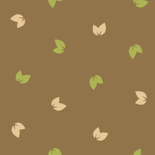 Seamless background: leaf — Stock Vector