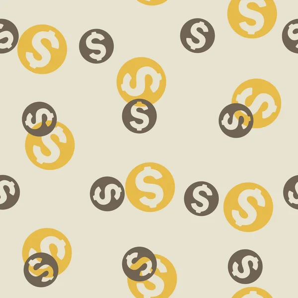 Seamless background: money — Stock Vector